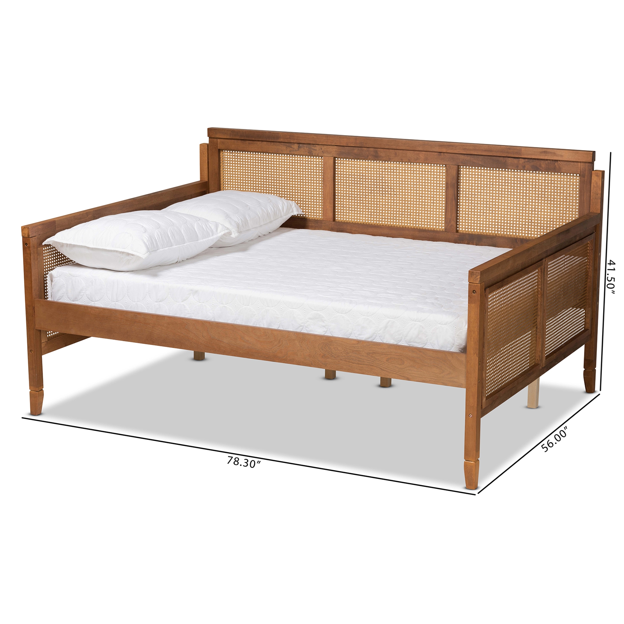 Tectake rattan day discount bed